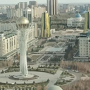 северное сияние 27 этаж Астана